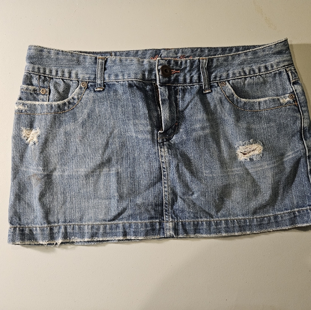 American Eagle Outfitters Blue Denim Skirt
